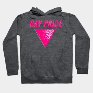 Gay Pride - Pink Triangle Pointing Down Hoodie